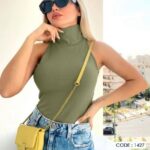 تاپ یقه اسکی زنانه