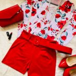 ست شومیز شلوارک زنانه