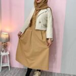 سرهمی دامنی با کت