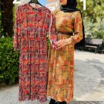 پیراهن پلیسه کمرجین