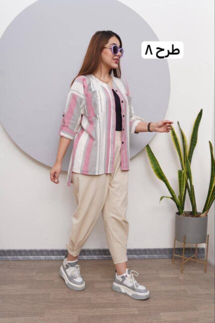 شومیز راه راه ترند